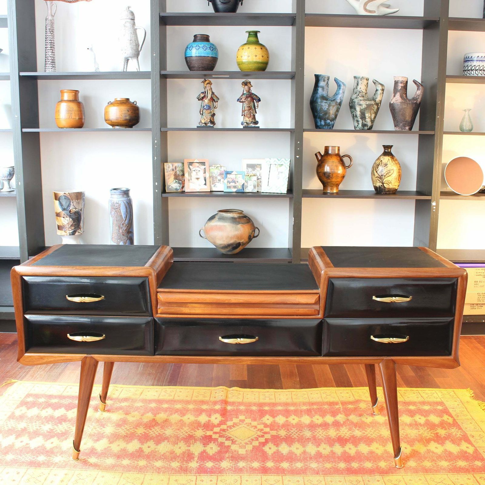 Mid Century Italian Console Table By The Consorzio La Permanente Mobili (Circa 1960s) photo Furniture