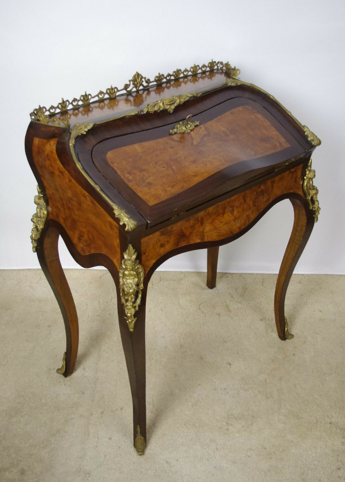 photo furniture French Louis XV Style Bureau De Dame With Gilt Metal Mounts
