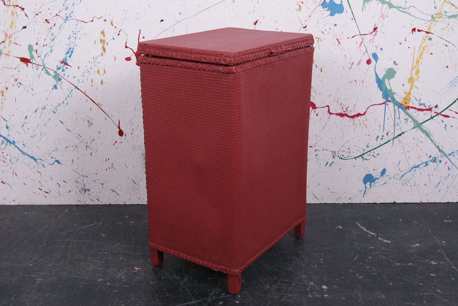Laundry Basket Customised In Eating Room Red photo for sale