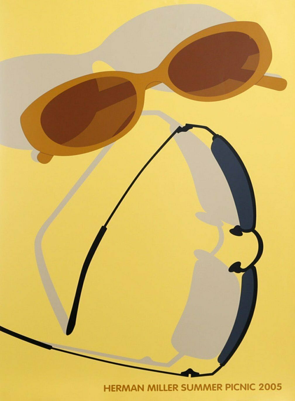 Herman Miller Summer Picnic 2005 Original Vintage Poster