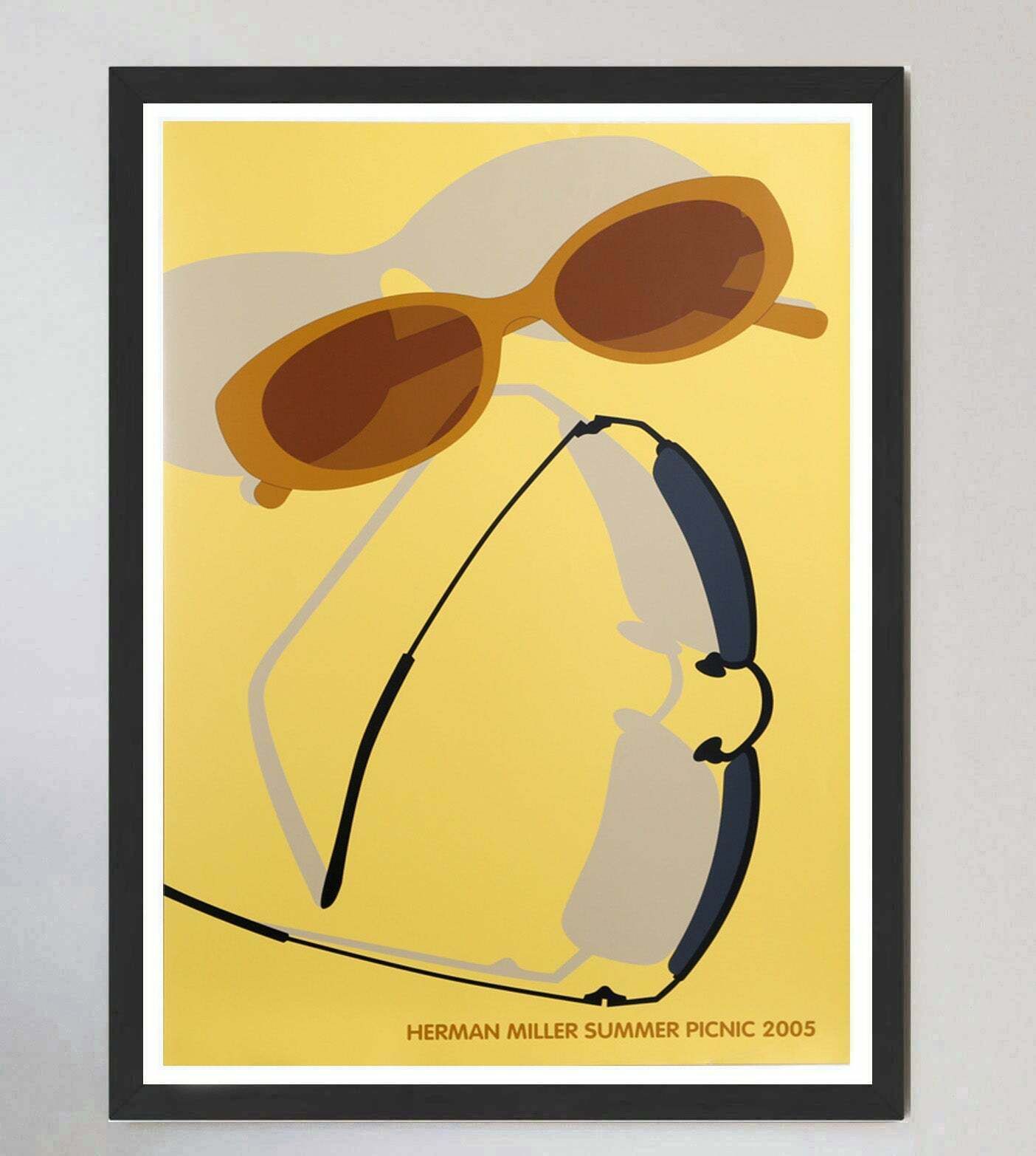 Herman Miller Summer Picnic 2005 Original Vintage Poster photo furniture