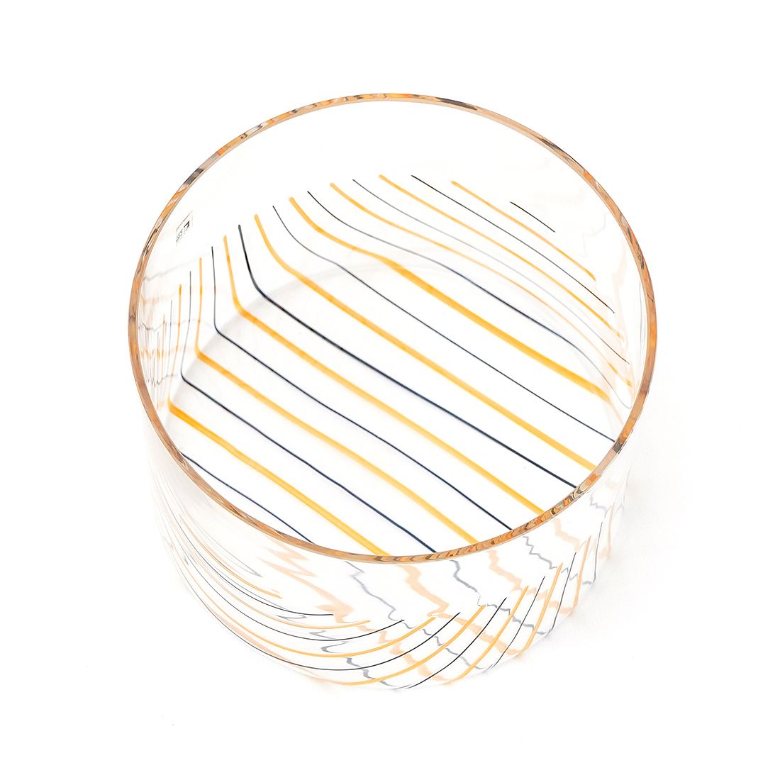 Transparent Vase With Stripes By Rosanna Toso For Fratelli Toso, 1970s photo furniture