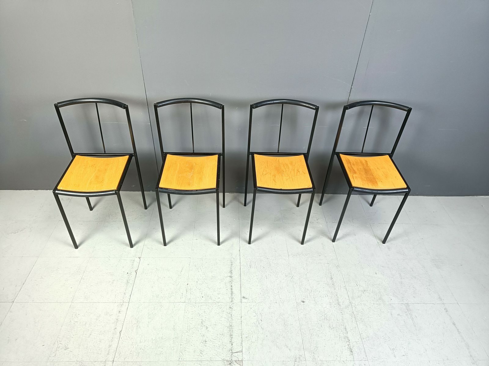 4 Chairs By Zeus Noto Maurizio Peregalli Millepunte, 1985 photo 1150.0
