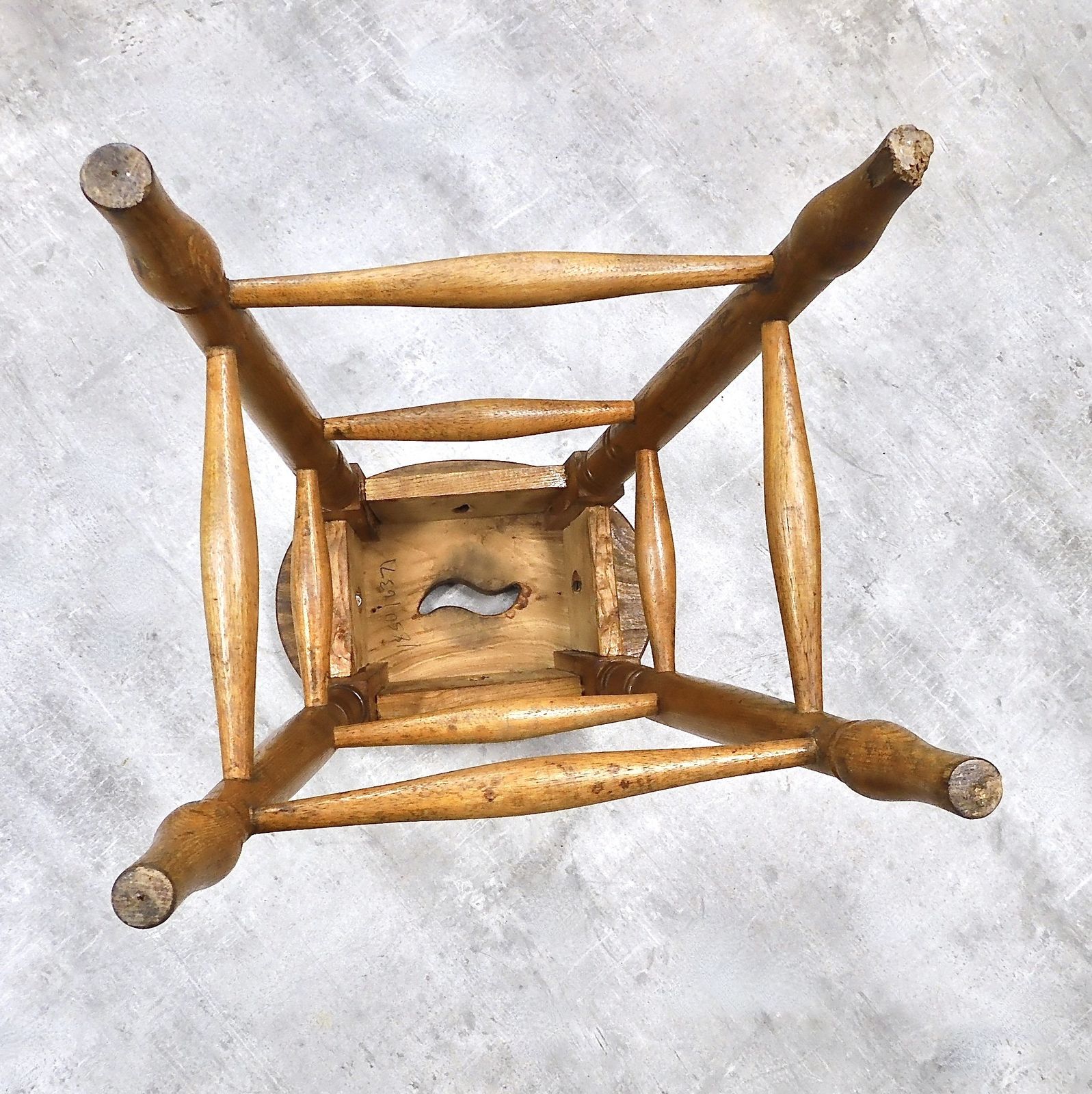 Large Antique Bar Stool photo furniture