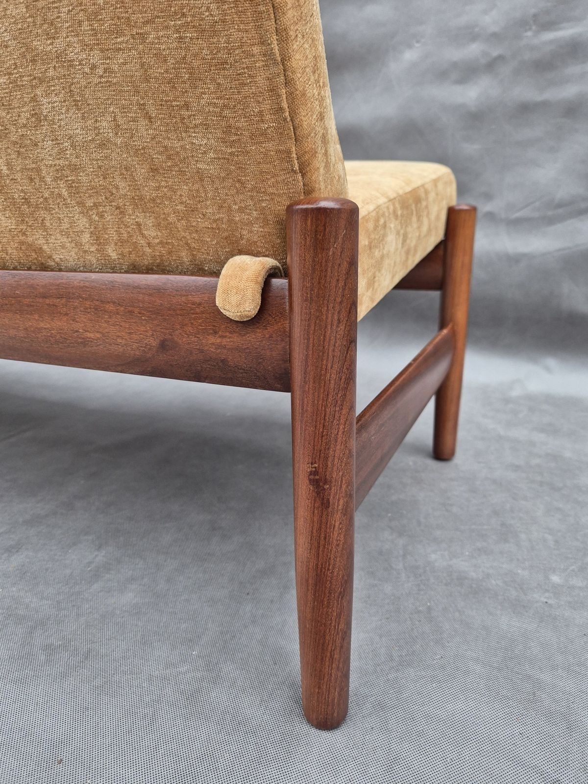 2500.0 Teakwood Sofa Saga By Gunnar Sørlie, Scandinavian Mid Century 1960s photo