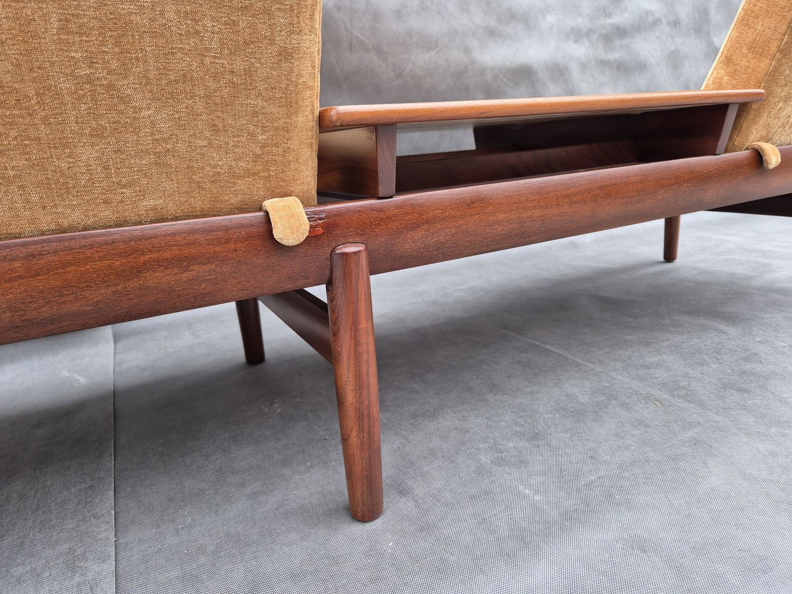 photo vinterior Teakwood Sofa Saga By Gunnar Sørlie, Scandinavian Mid Century 1960s