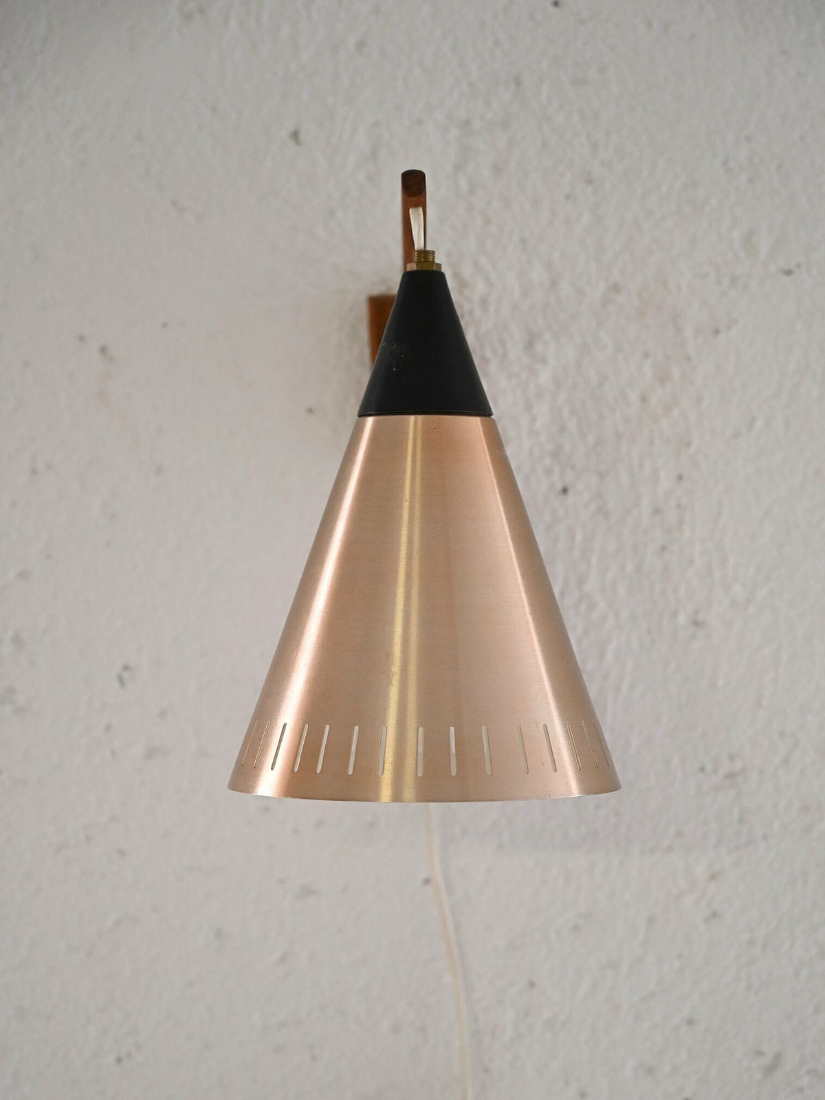 Scandinavian Lamp With Teak Arm photo furniture