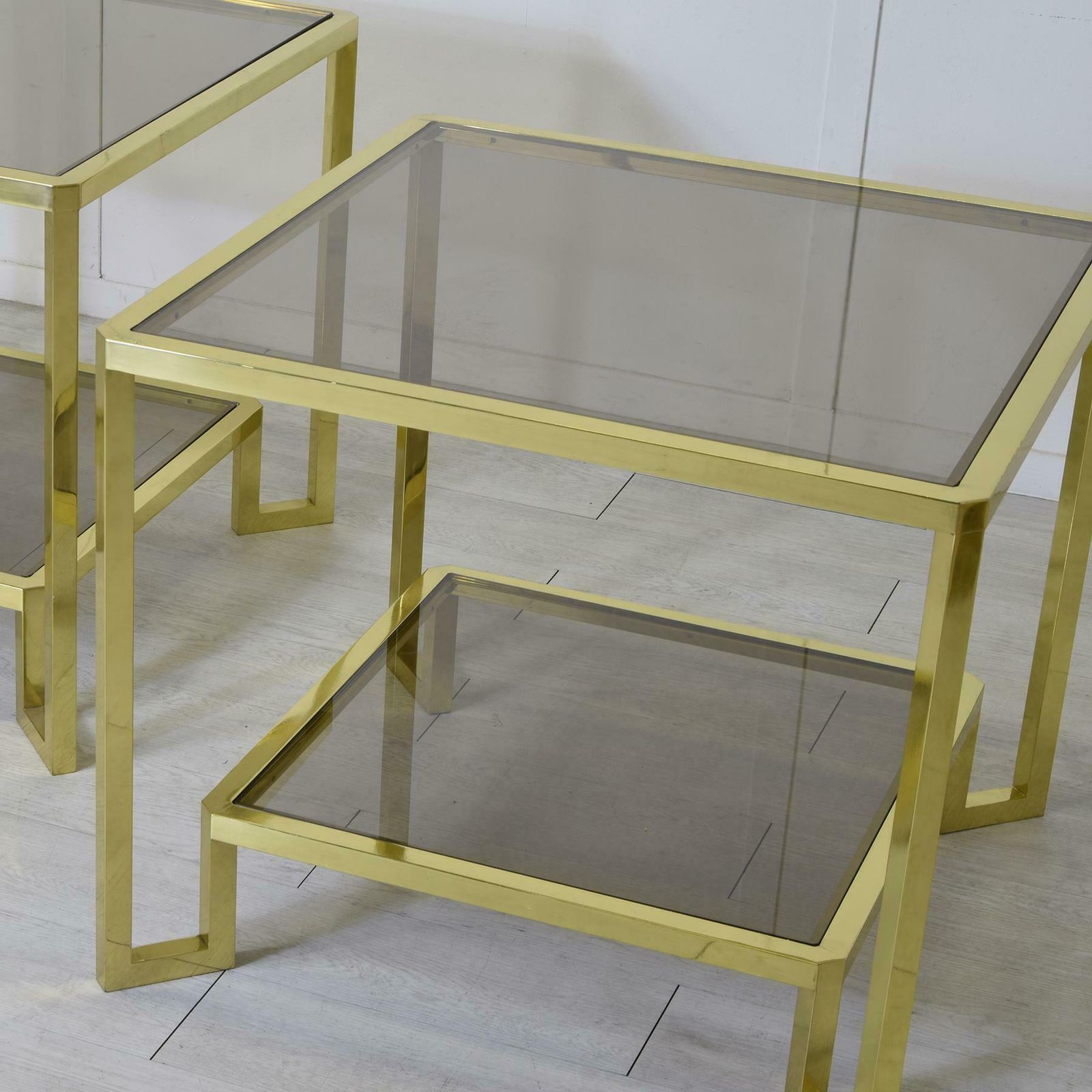 Guy Lefevre Set Of Coffee Table For Maison Jansen 1970s. photo 4398.0