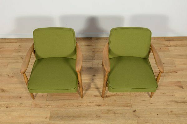 Gfm 87 Armchairs By Juliusz Kedziorek For Gościcińskie Furniture, Poland, 1960s, Set Of 2 photo 1358.0