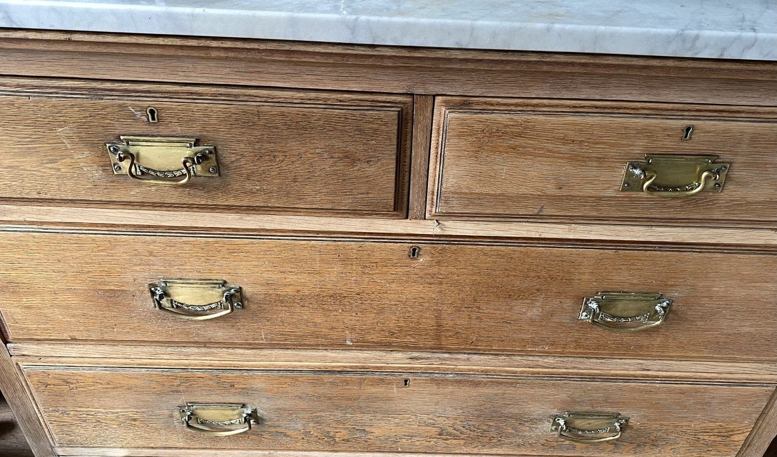 Furniture Bathroom Vanity With Solid Marble Top And Butler Sink One Off End Of Season Clearance Sale!!!! photo