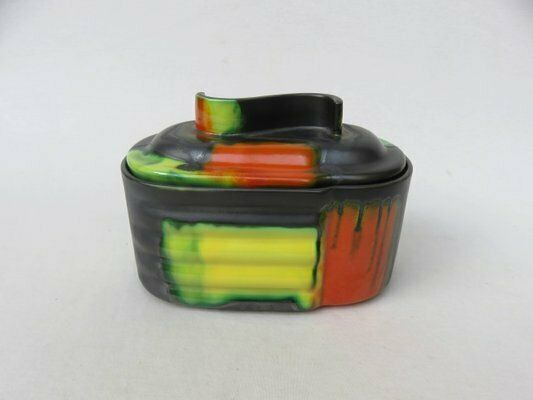 Art Deco Pastry Tin In Ceramic By Ziegler Schaffhausen, 1920s