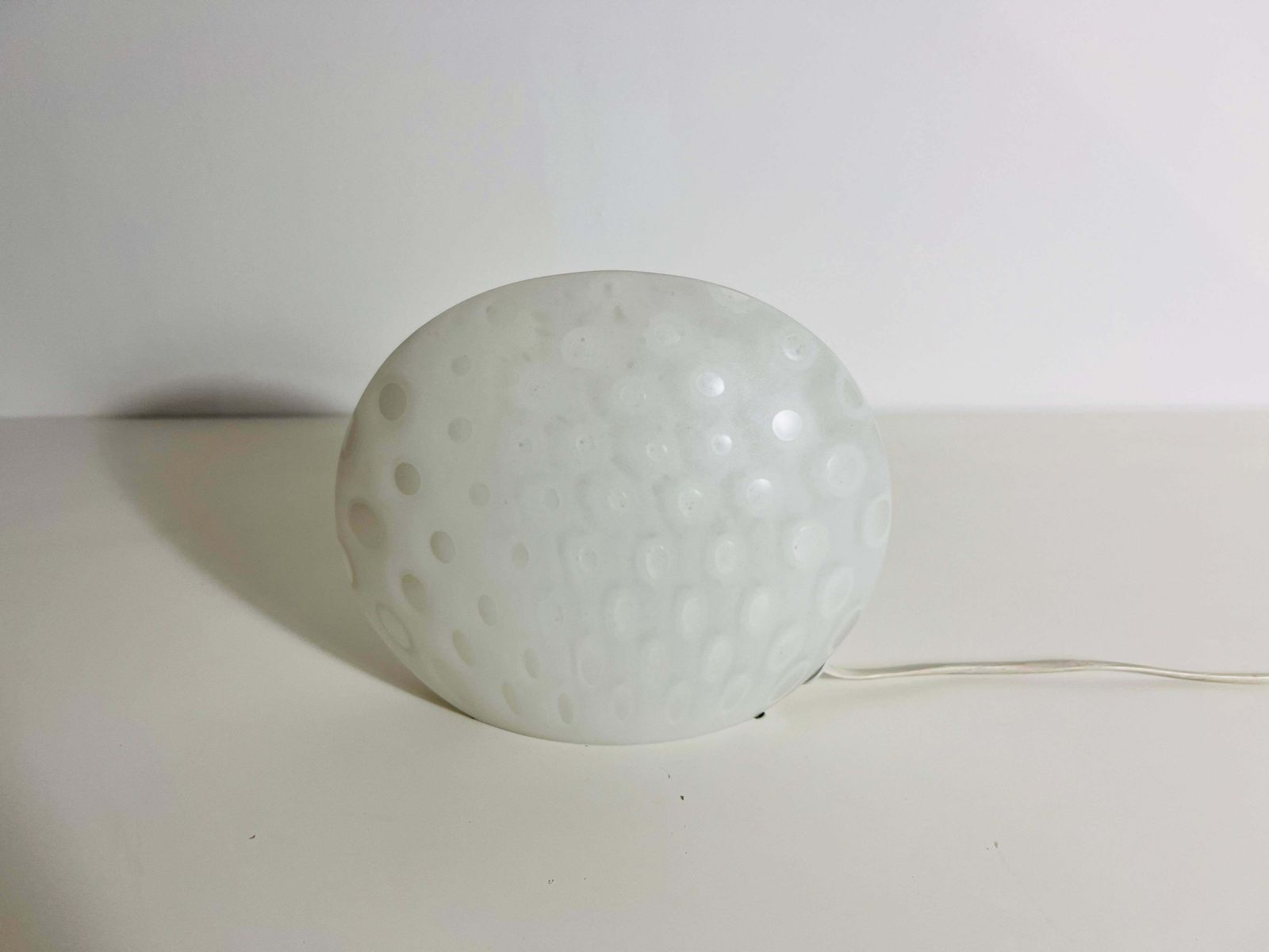 Mid Century Glass Table Lamp By Peill & Putzler, 1970s, Germany photo 385.0