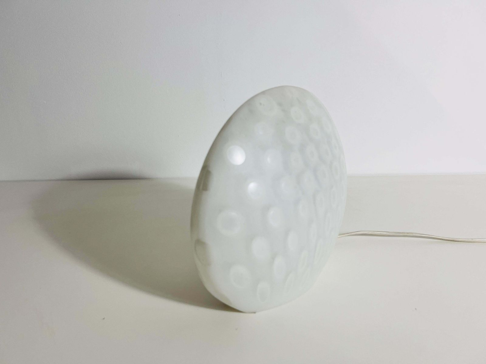 Mid Century Glass Table Lamp By Peill & Putzler, 1970s, Germany photo buy
