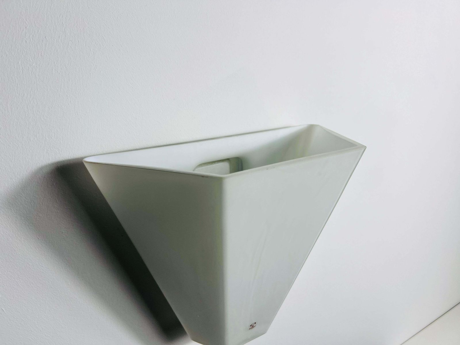 Mid Century Glass Wall Lamp By Peill & Putzler, 1970s, Germany photo vintage