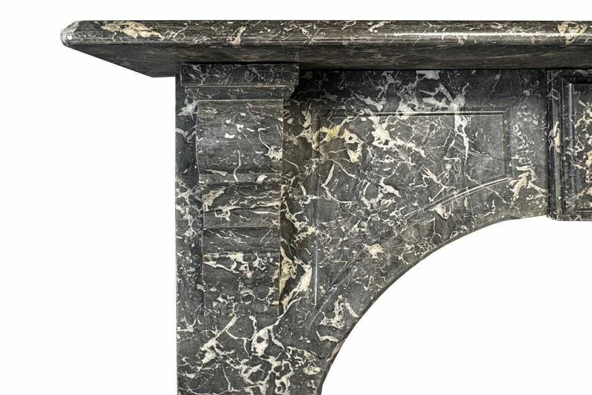 Substantial Antique Victorian Arched St Anne Marble Fireplace Surround photo 4400.0