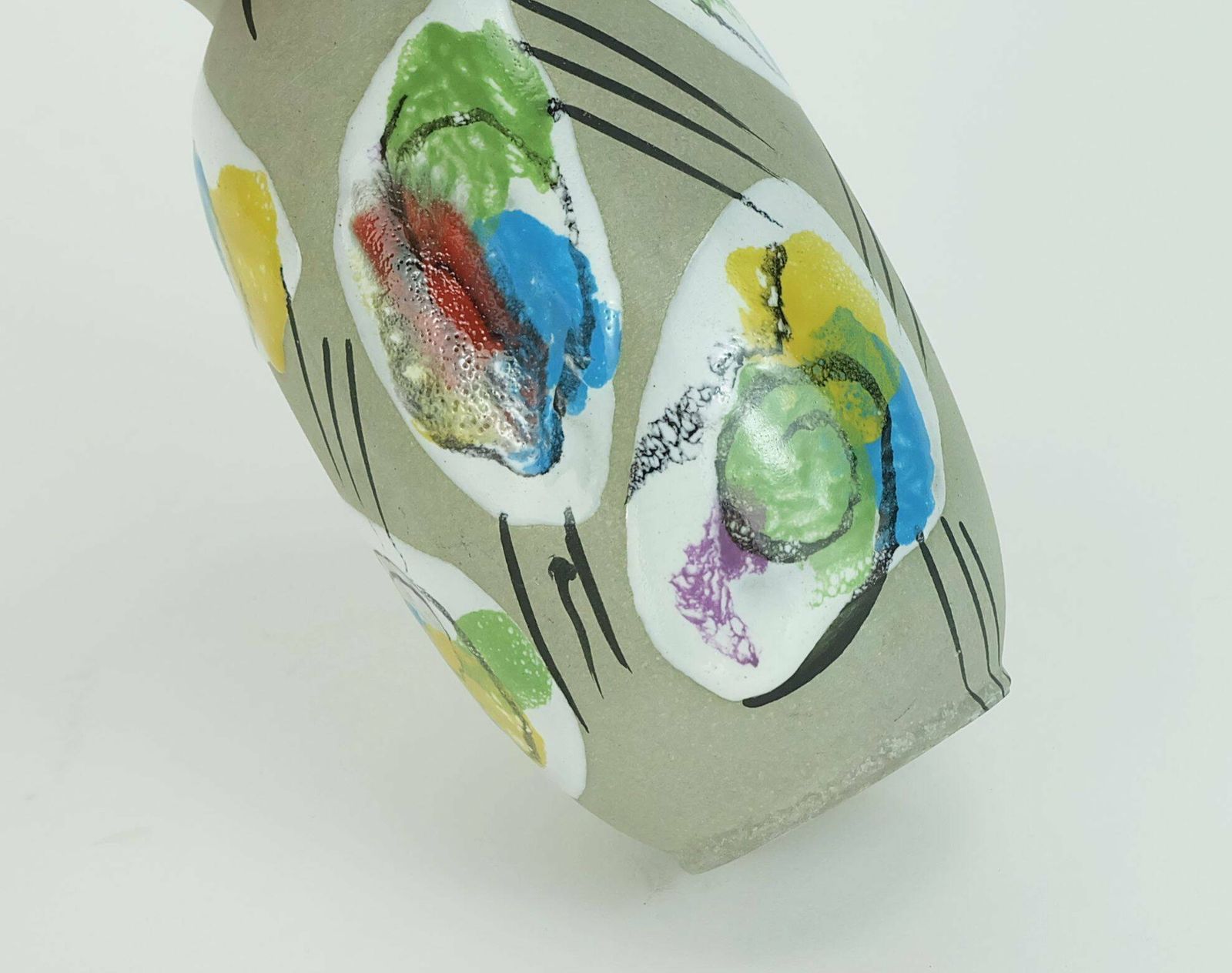 West German Mid Century Vase Bay Keramik Decor 'Delhi' Model 604 14 Early 1960s photo buy