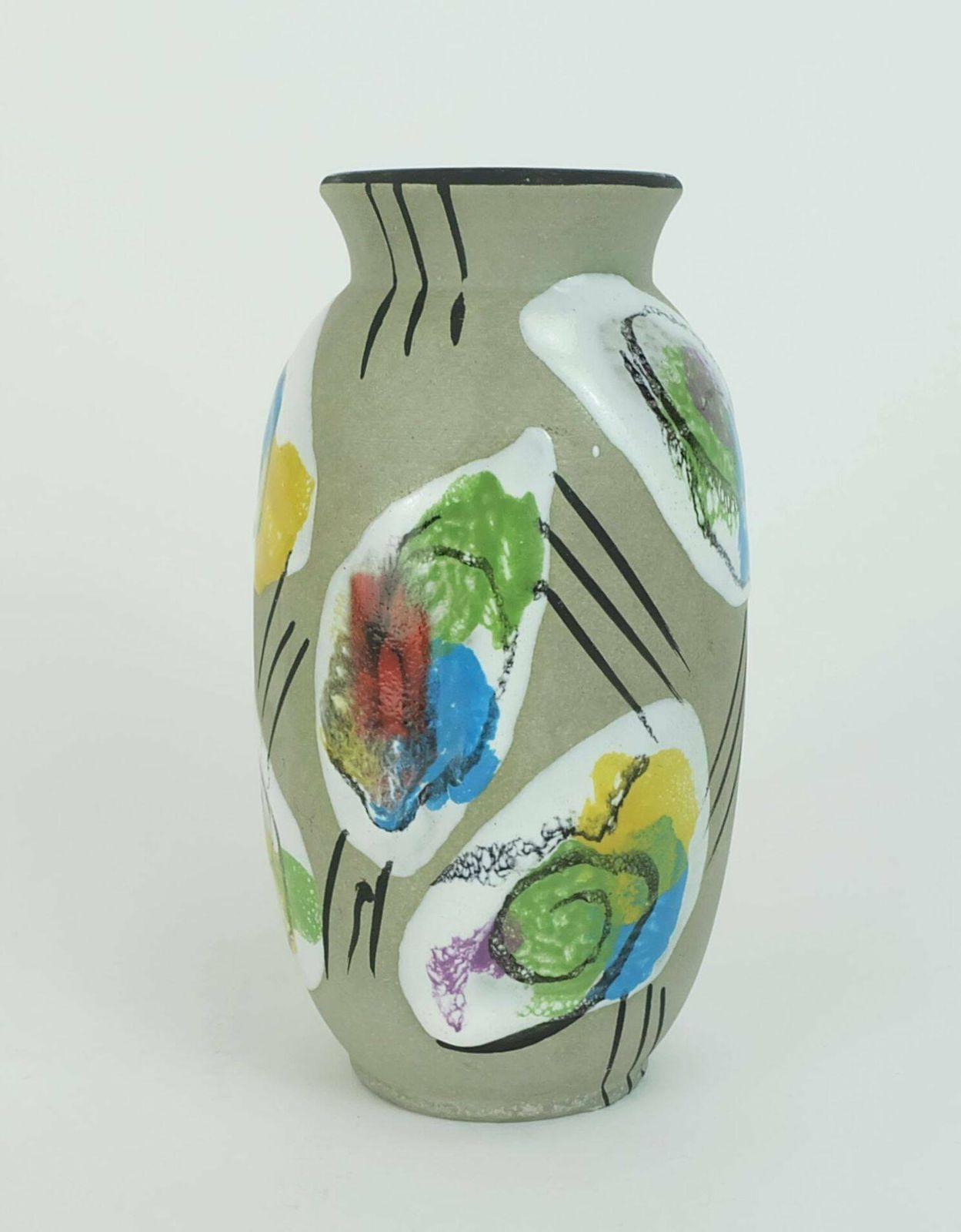 photo furniture West German Mid Century Vase Bay Keramik Decor 'Delhi' Model 604 14 Early 1960s
