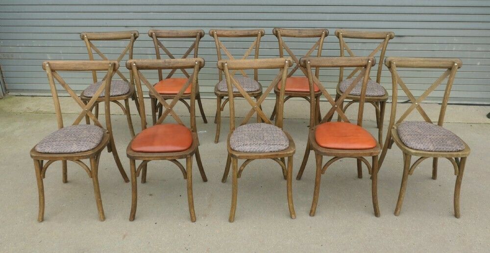 Set Of 6 Bistro Bentwood Style Chairs photo furniture