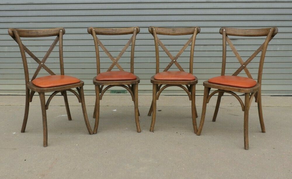 Set Of 6 Bistro Bentwood Style Chairs photo buy