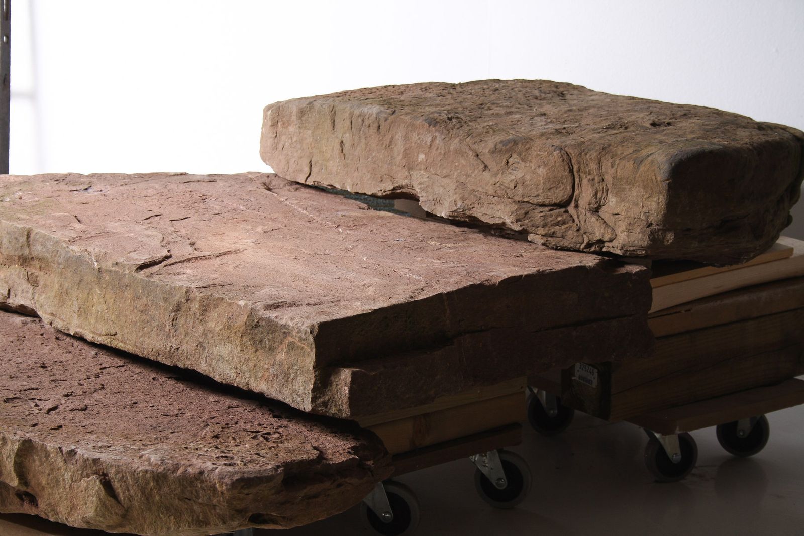 photo for sale Reclaimed Red Sandstone Garden Steps Monolith Garden Feature Or Stepping Stones