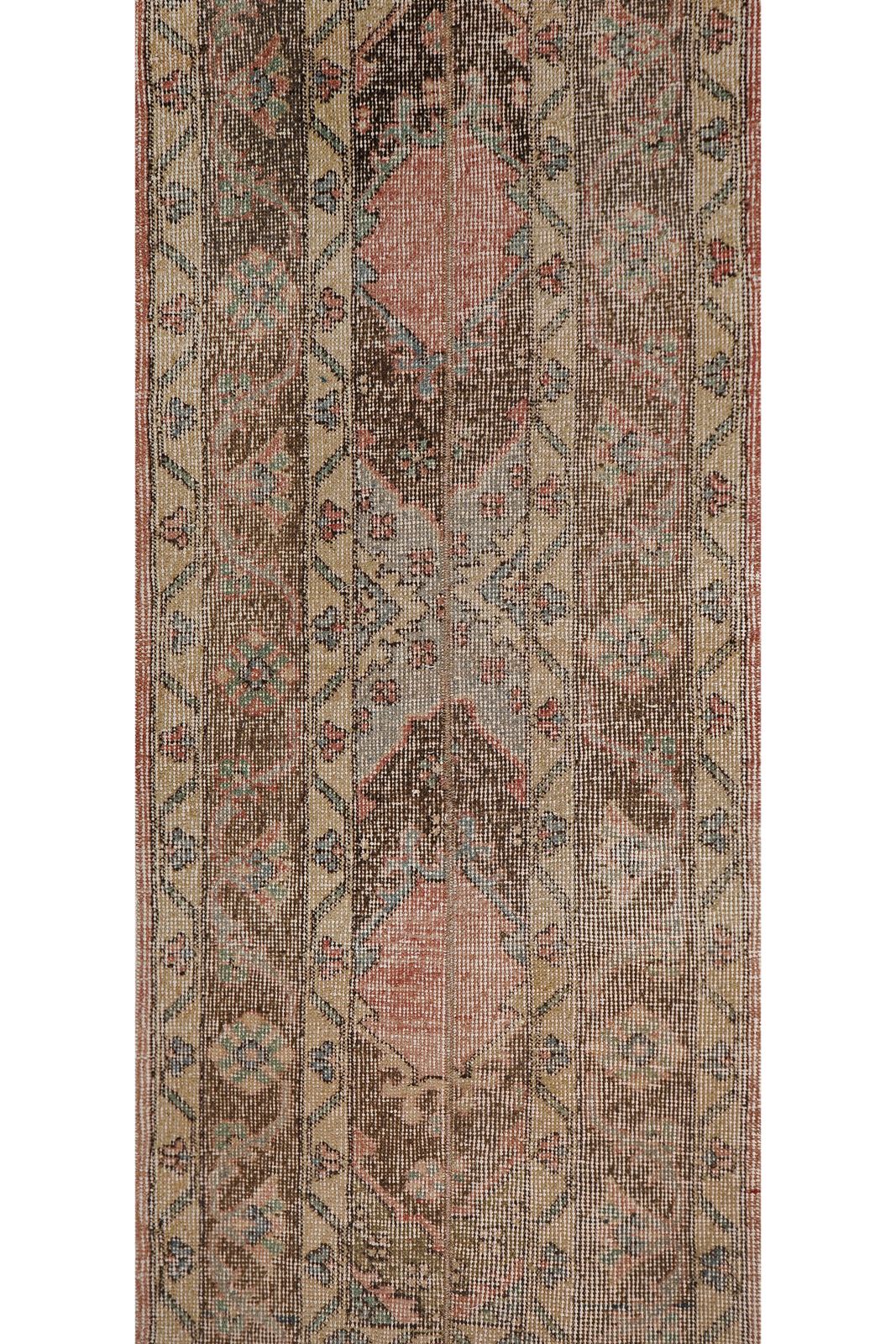1960s Distressed Extra Long Turkish Runner Rug   Stair Rug 1'8'' X 24'' photo 1450.0