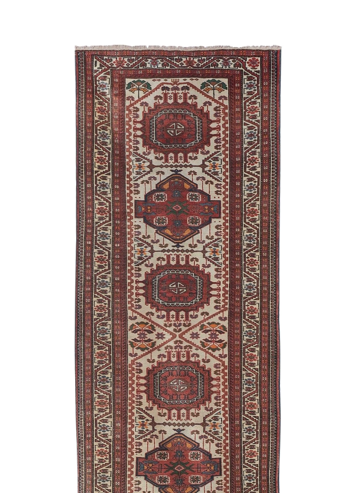 Anatolian Tribal Rug 2'9'' X 13'6'' photo furniture