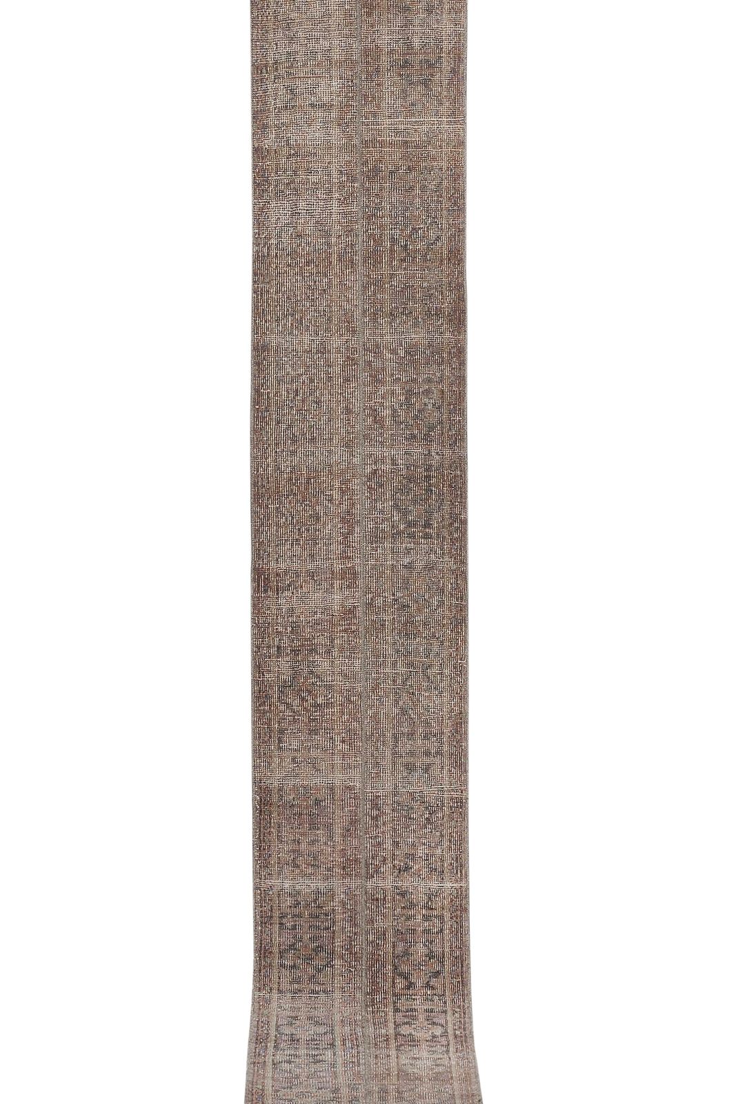 Vintage Mid Century Turkish Oushak Runner 1'8'' X 12'2'' photo for sale
