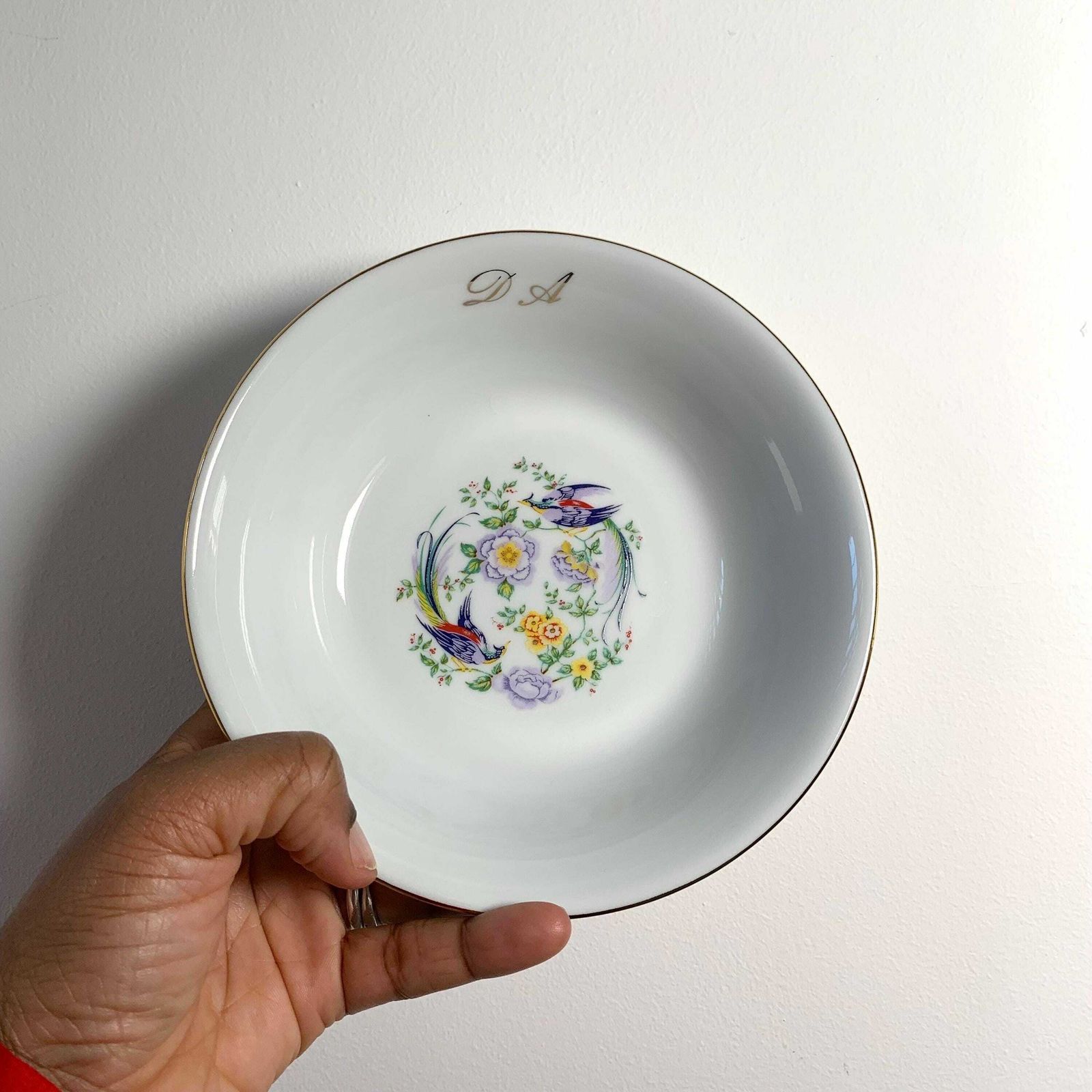 Limoges Bird Of Paradise Set|French Porcelaine Dinner Set|Limoges 4 Place Set photo furniture