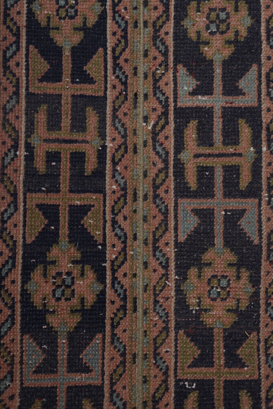 1960s Hand Knotted Anatolian Karapinar Runner   Stair Carpet 1'6'' X 19'8'' photo vinterior