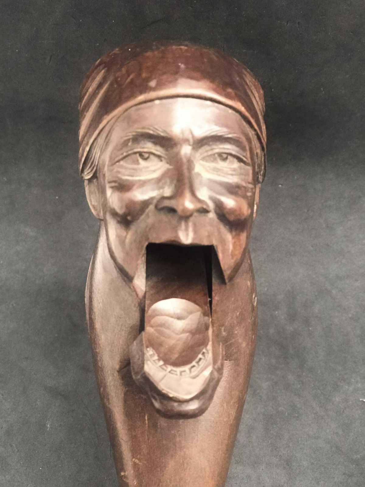 Nutcracker Hand Carved Figural Man German Walnut Wooden Collector Hostess Gift Holiday Appetizers Gift For Him Collection photo for sale