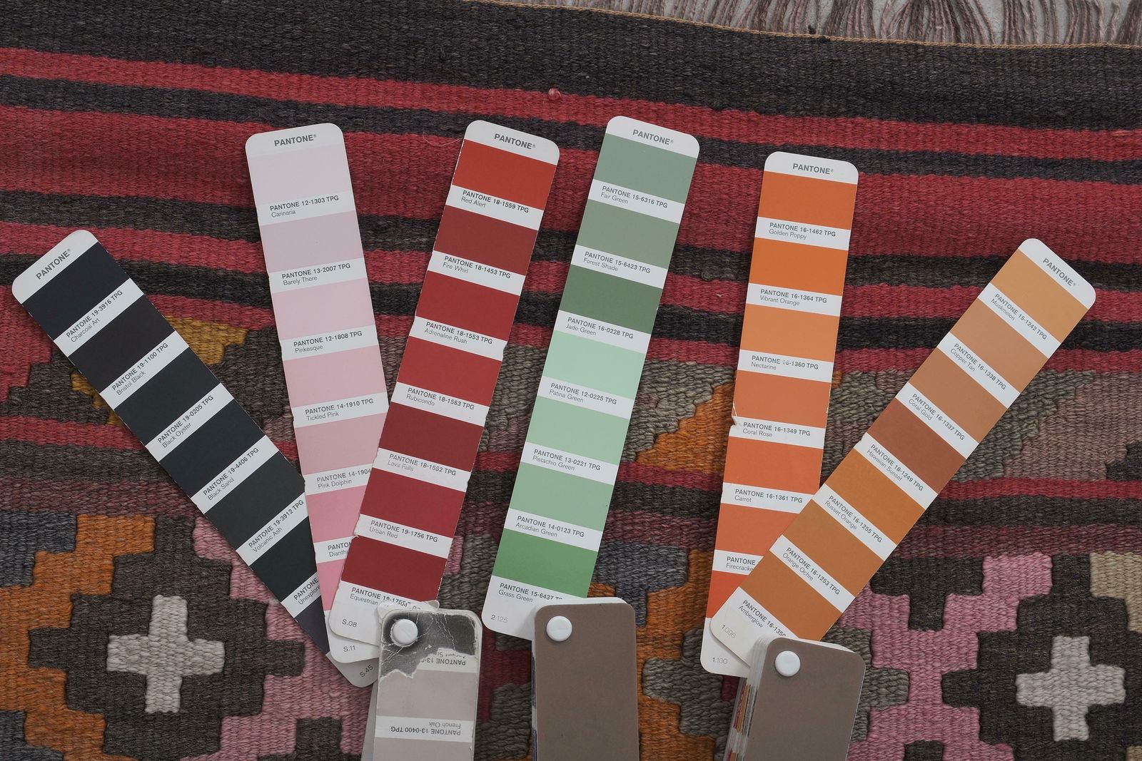photo furniture 1960s Striped Turkish Kilim Runner Rug 2'5'' X 12'7''