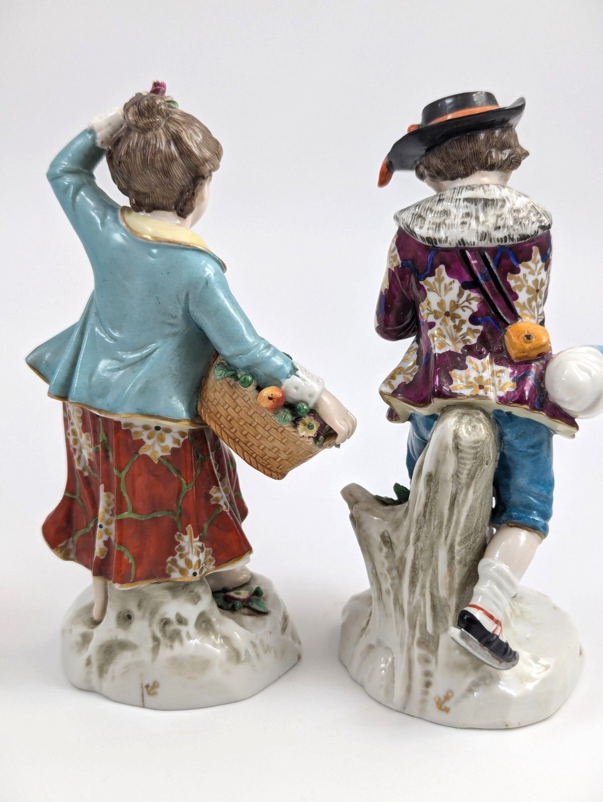 Antique Porcelain Figurines From The "Seasons" Series, Samson, 19th Century photo Home Decor