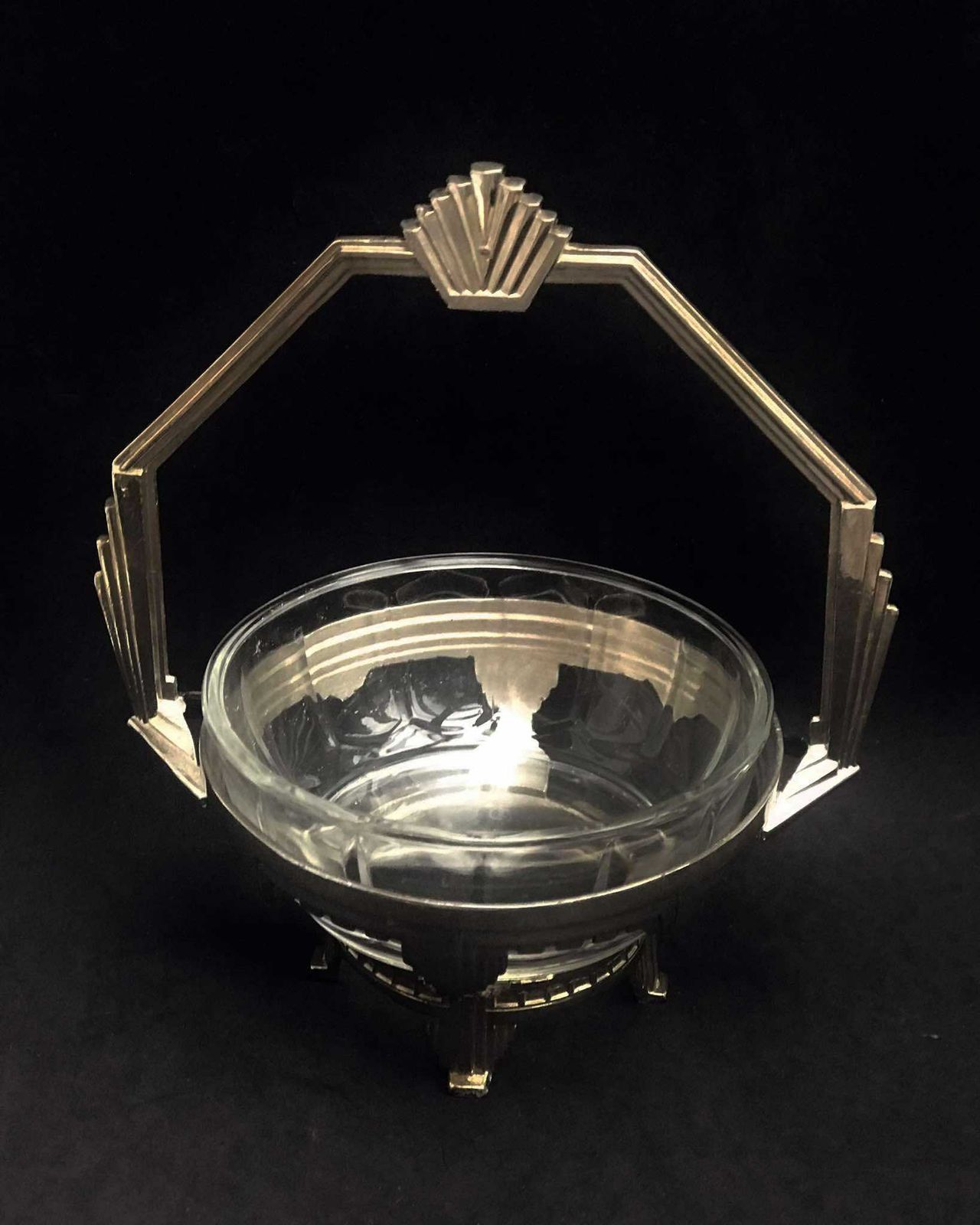 Botervloot Art Deco Kaviaar Verchroomd Metaal Ontbijtset Vintage Huwelijkscadeau Jam Schaaltje Snoepschaaltje Nootjesschaaltje