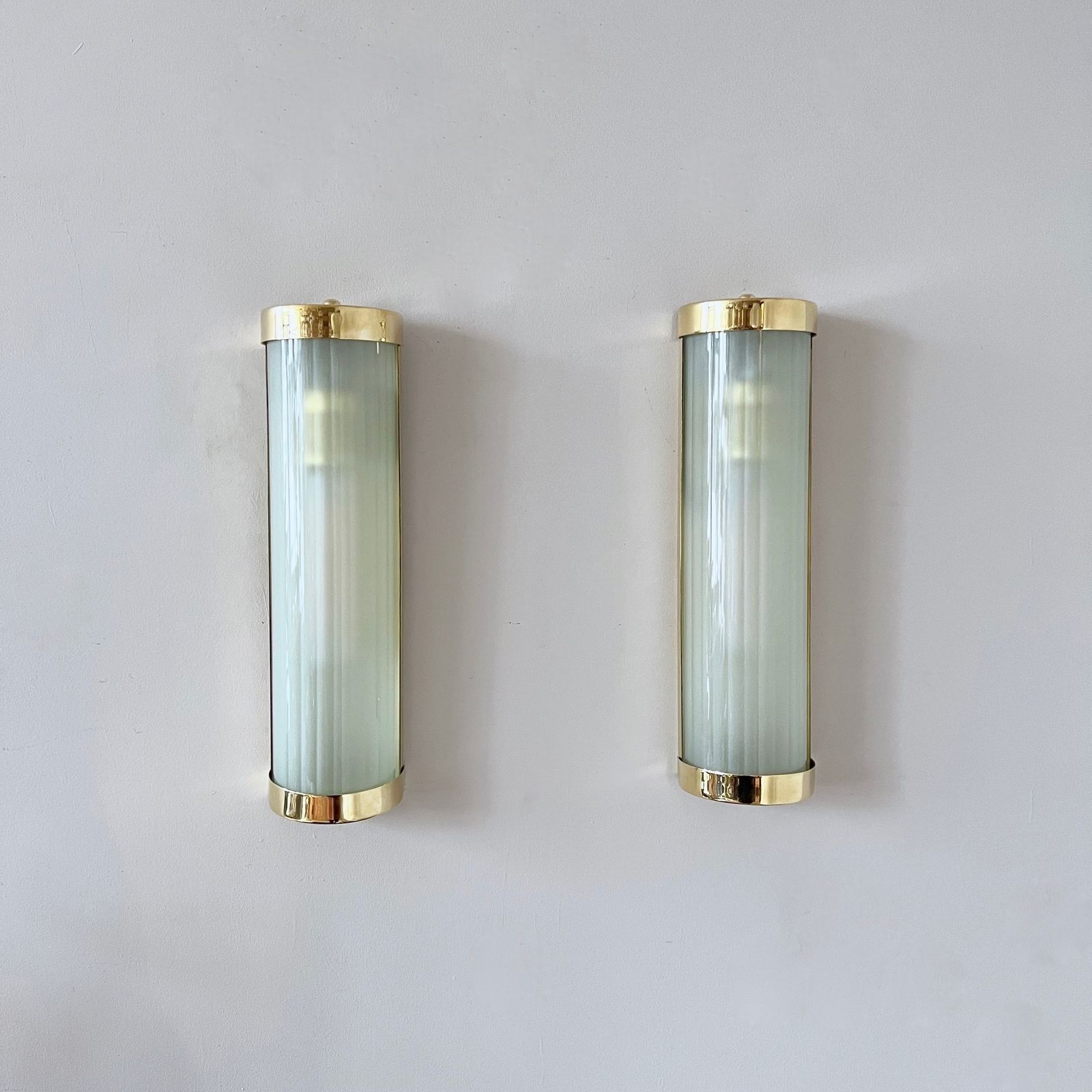 Contemporary Brass Wall Light