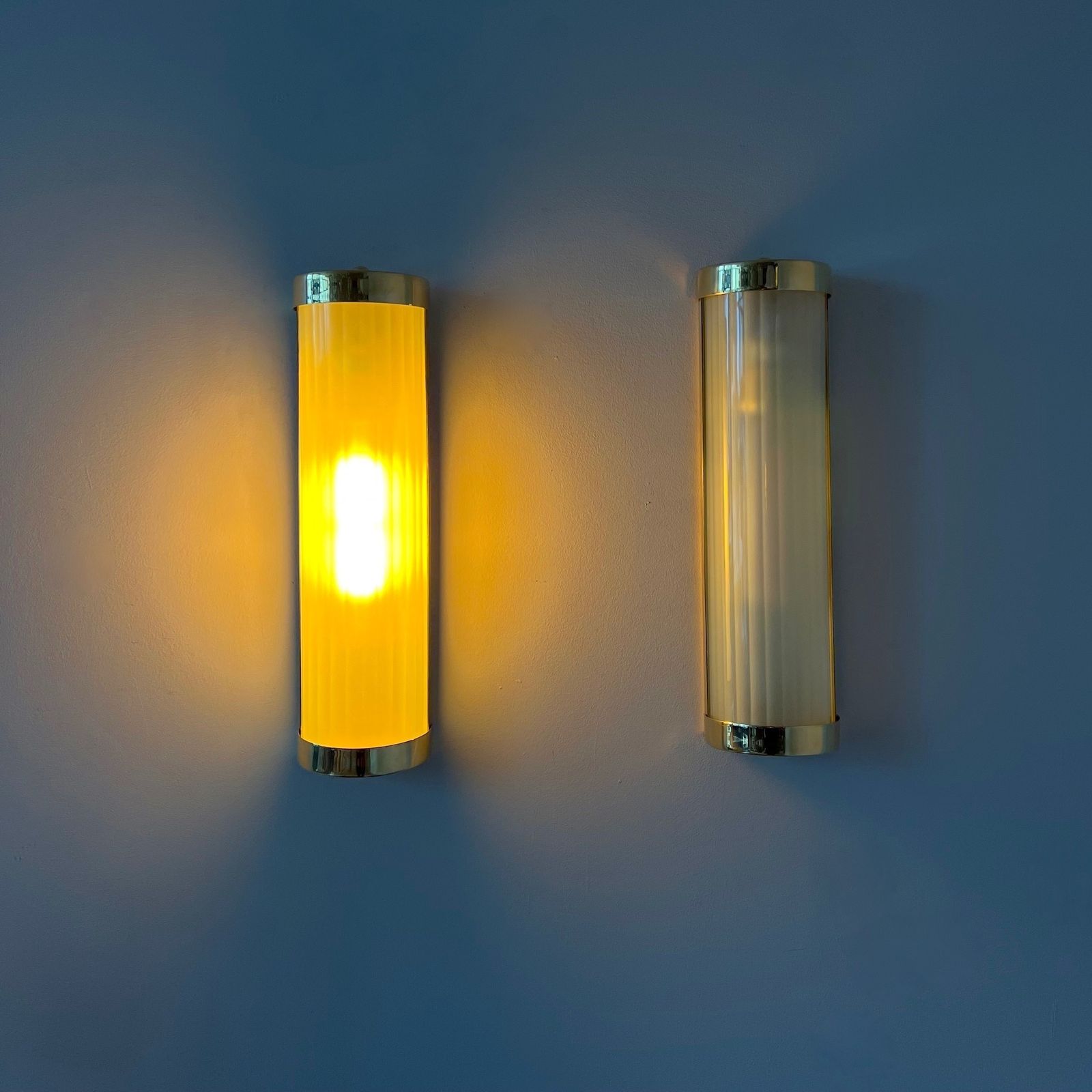 photo for sale Contemporary Brass Wall Light