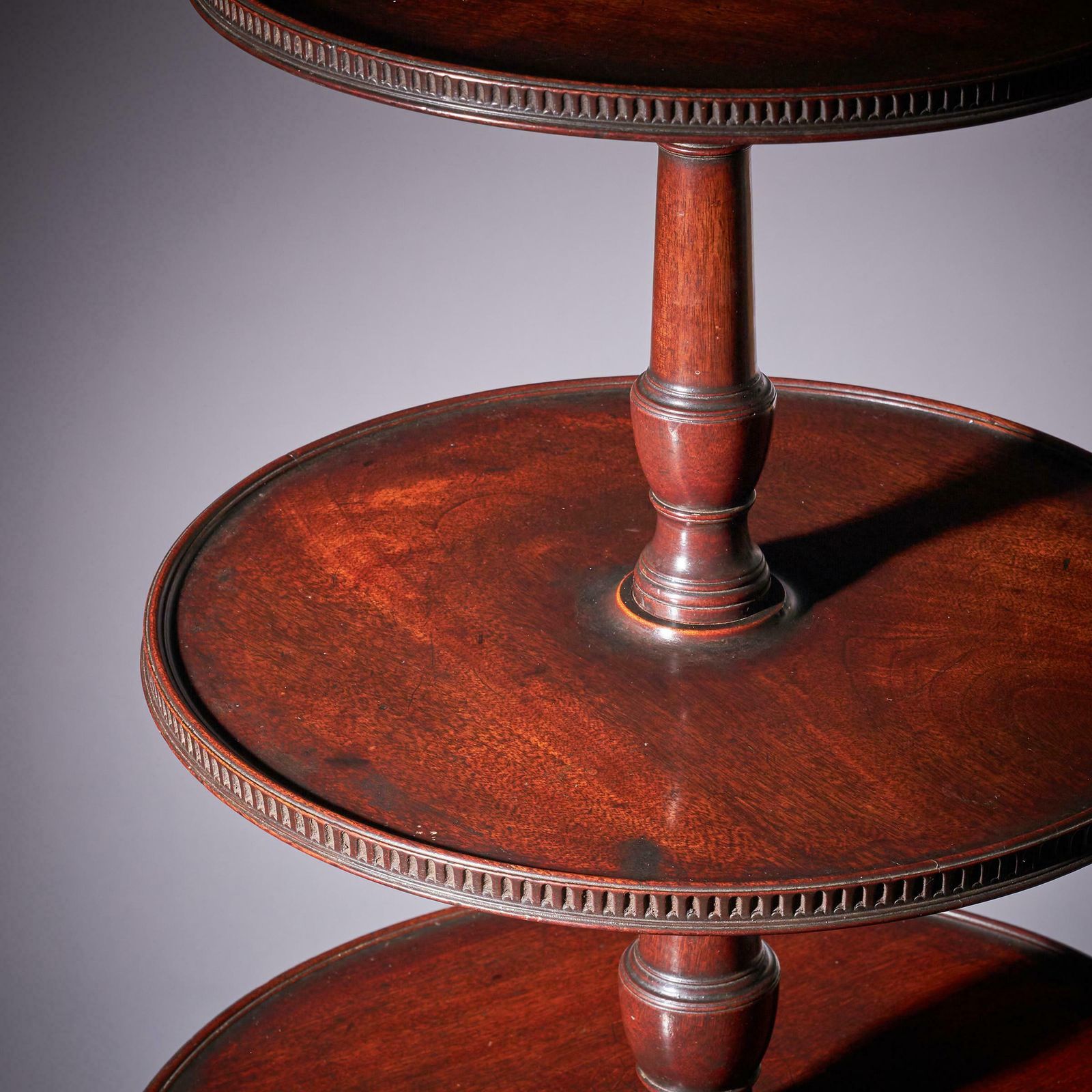 A Fine George III Chippendale Mahogany Dumb Waiter, Circa 1760 England. photo buy