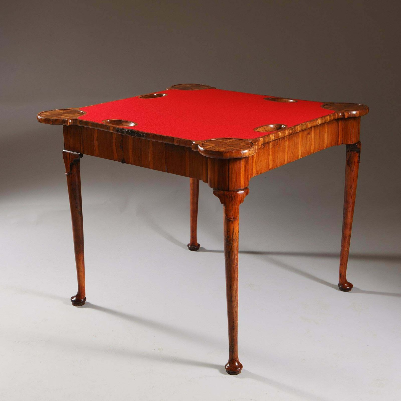 Museum Grade George I Cocus Wood Card Table, Circa 1725. England photo Furniture