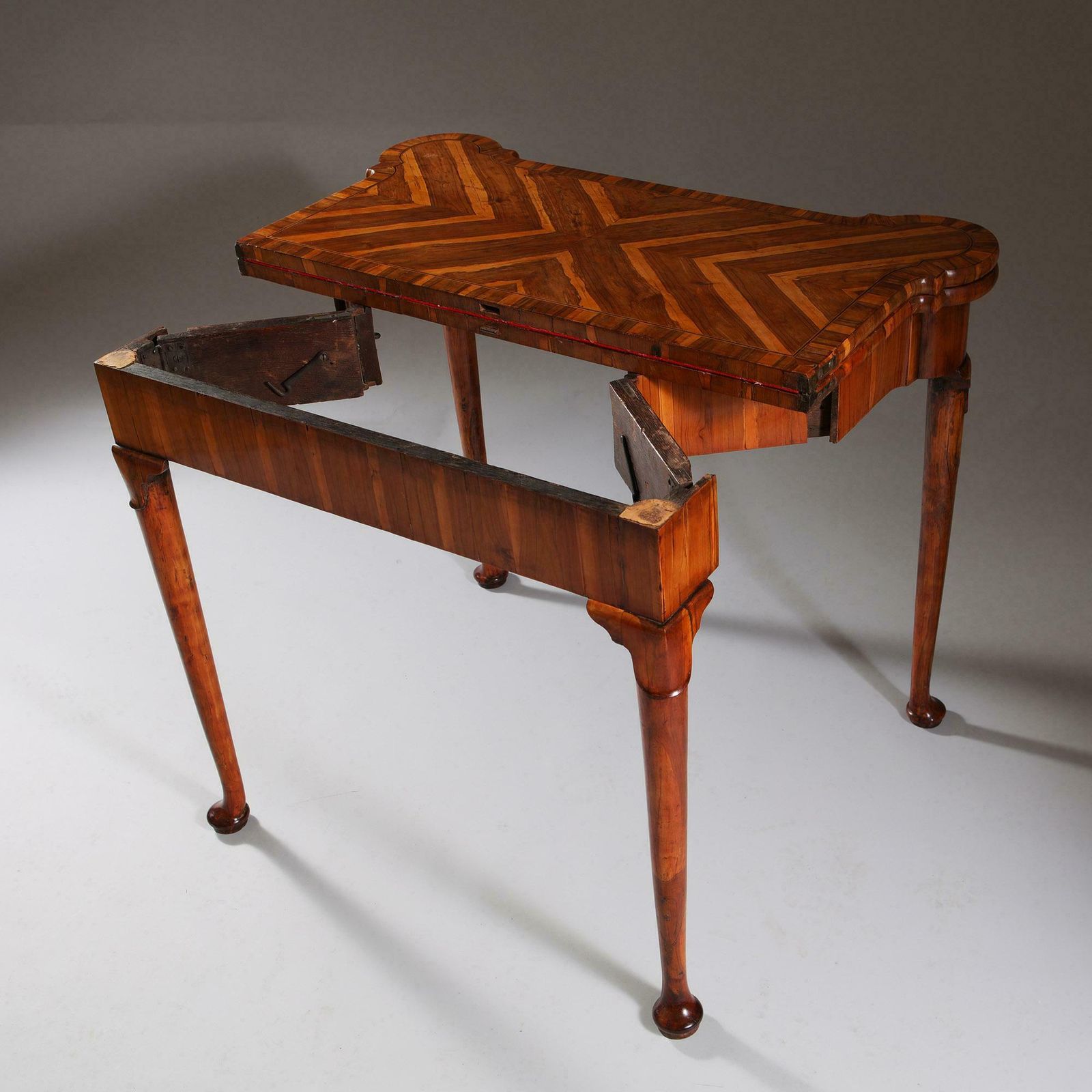 Museum Grade George I Cocus Wood Card Table, Circa 1725. England photo buy