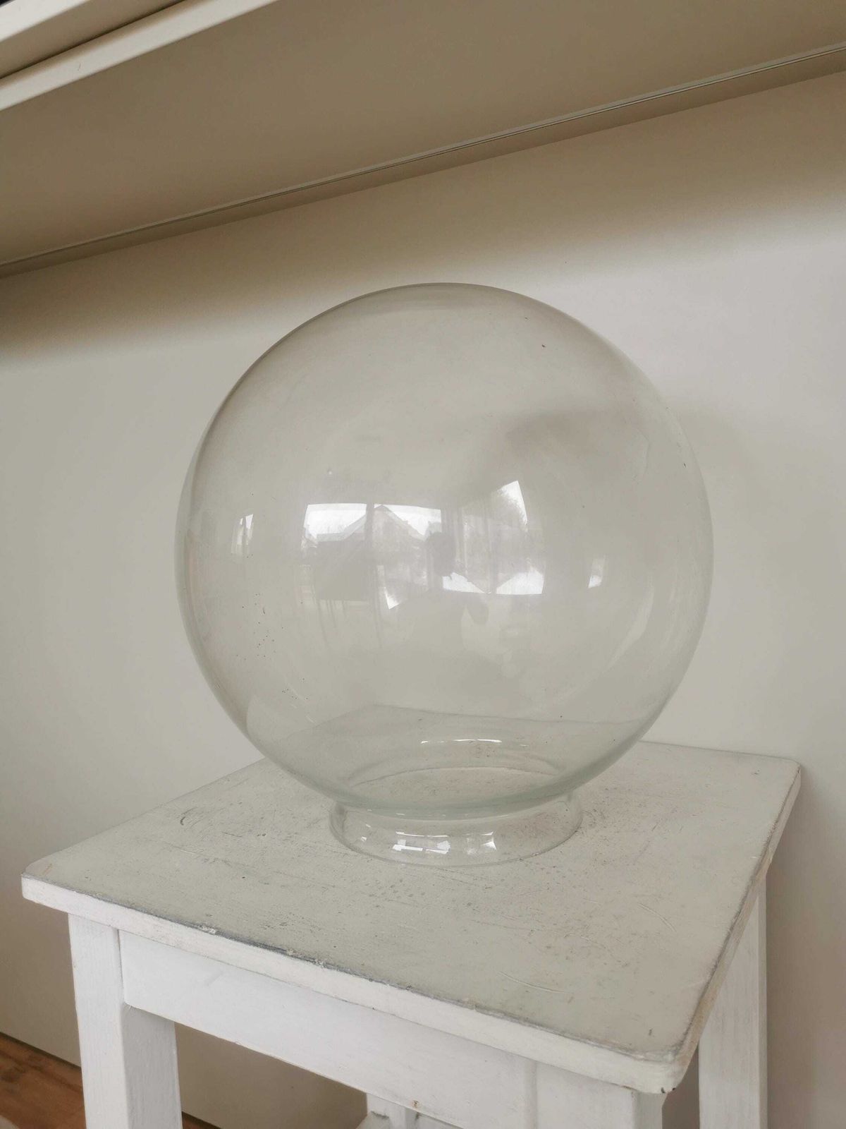 photo furniture 1 Of 10 Large 11,8" Clear Sphere Glass Bulb With Hole / Spare Part For Chandelier Lamp Light Lightning Accessories /Globe/ Original Vintage