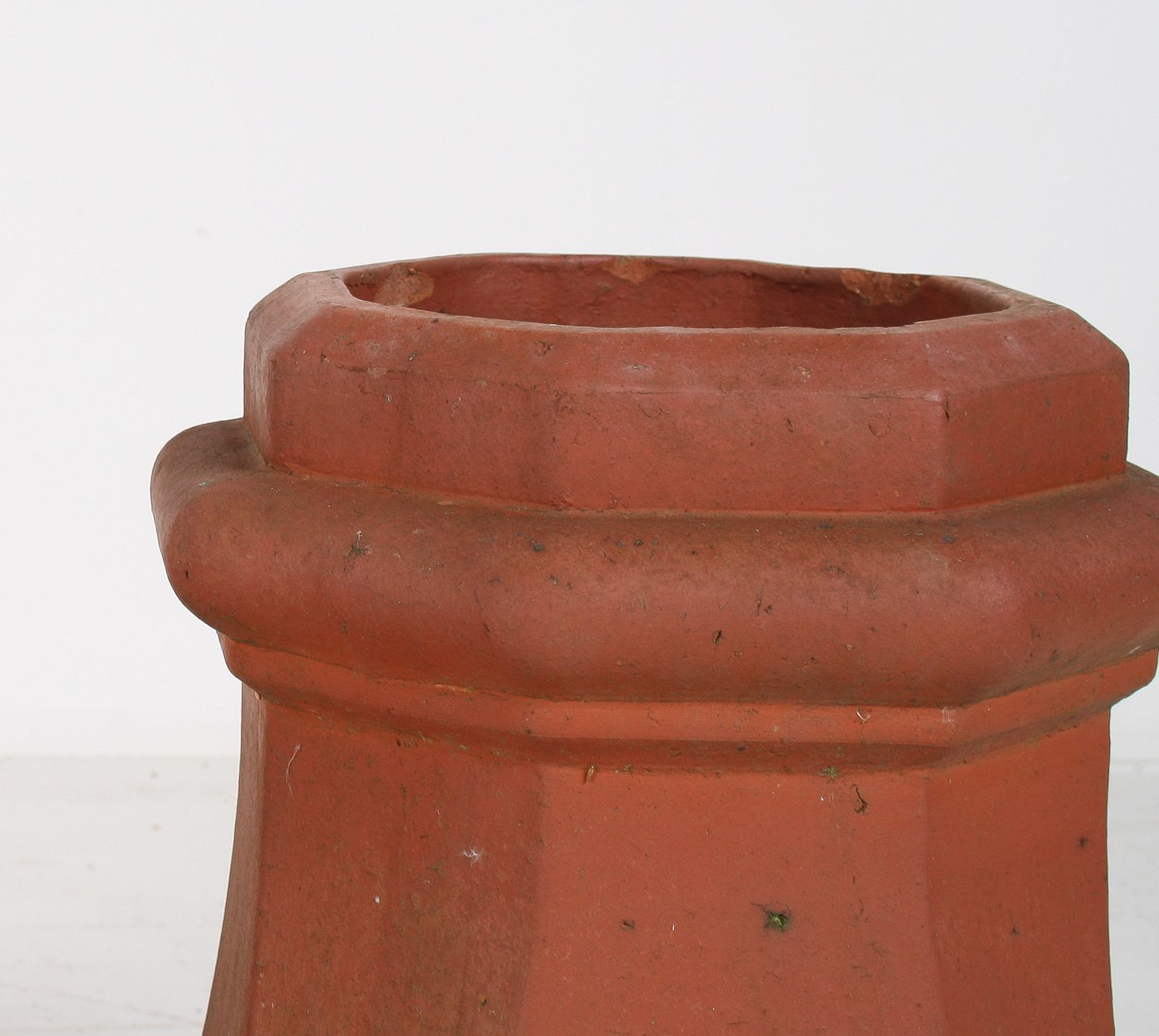 A Pair Of Victorian Red Clay Terrocotta Chimney Pots Garden Planters Rhubarb Forcer photo vintage