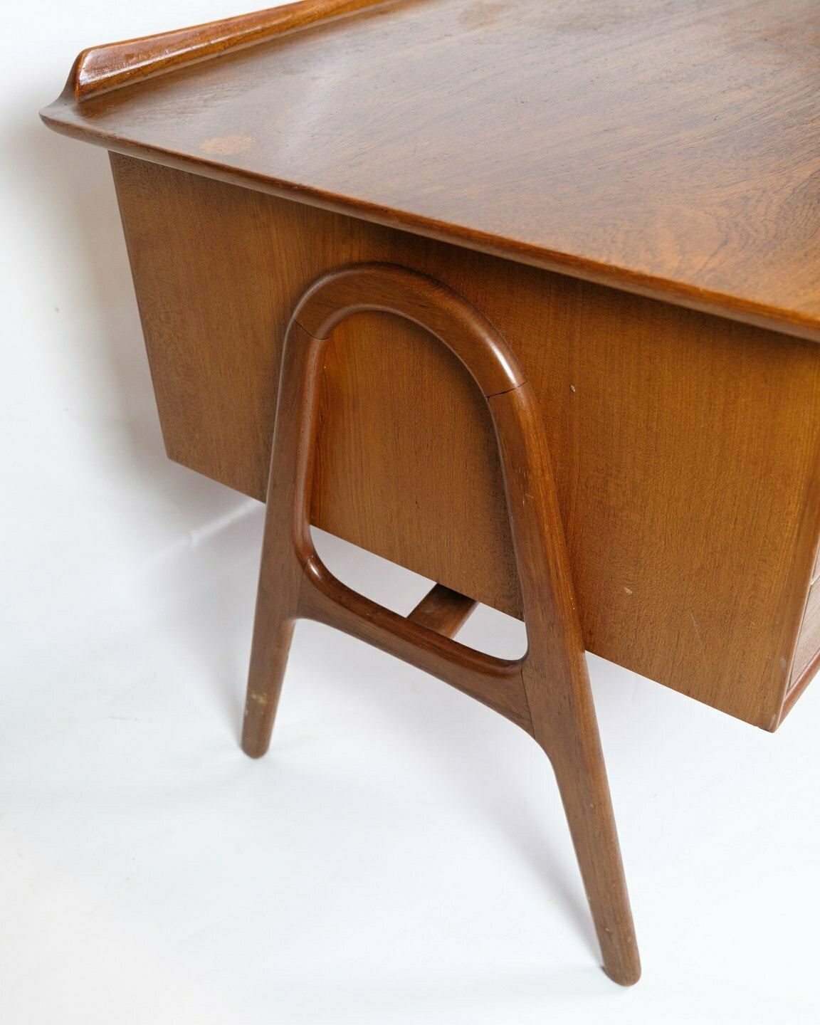 Desk In Teak Wood By Svend Aage Madsen For Sigurd Hansen From 1960s photo buy