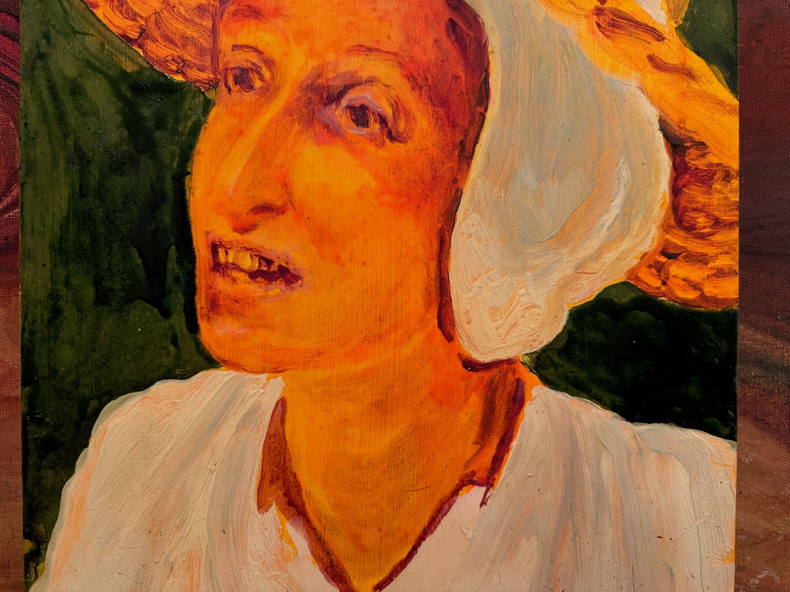 "Peasant Woman" Tempura Painting By Sigrid Holmwood photo buy
