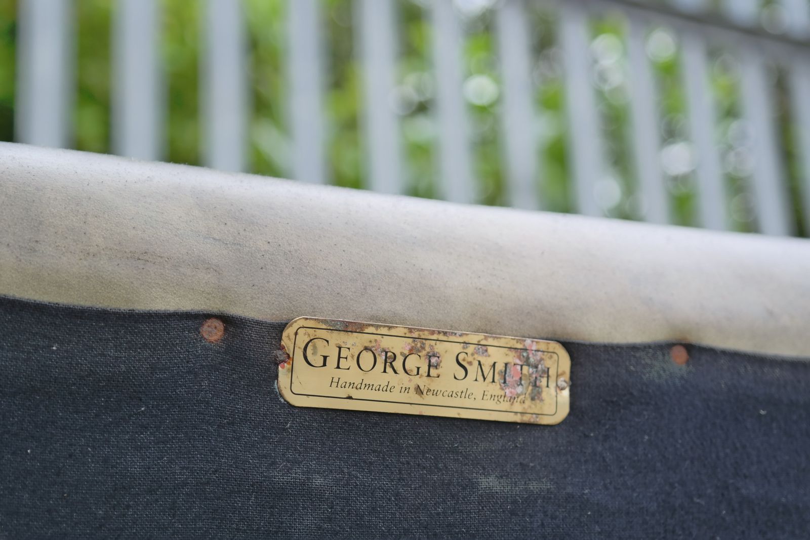 Furniture Pair George Smith Cowshead Cigar Club Leather Armchairs Olive Rrp £14000 photo
