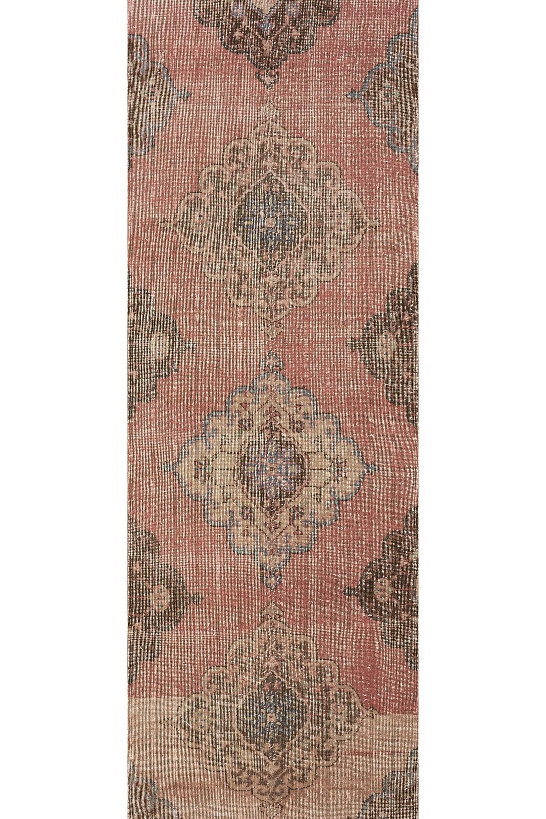 1960s Turkish Oushak Extra Long And Wide Runner   Stair Tread 2'8'' X 24'3'' photo furniture