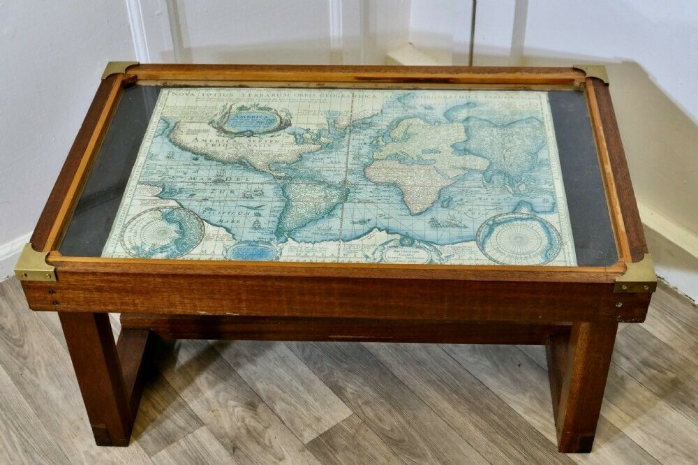 1960s Jansen Campaign Style Coffee Table photo furniture