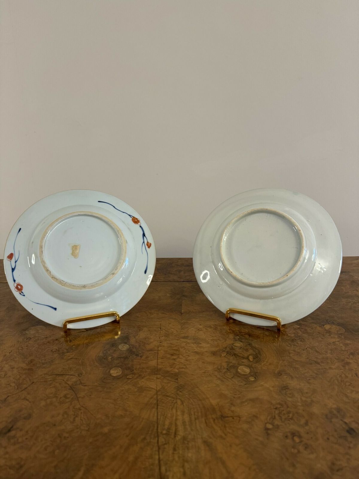 Lovely Collection Of Four Quality Antique Japanese Imari Plates photo 365.0