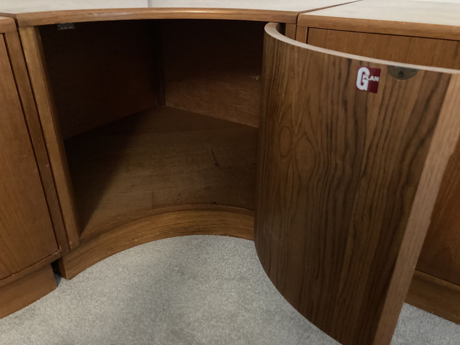 G Plan Fresco Corner Units (3 Parts) Mid Century Teak photo vintage
