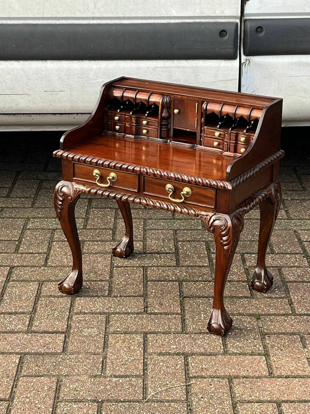 Salesman Sample Small Desk, Perfect Proportions, Secret Drawers photo furniture