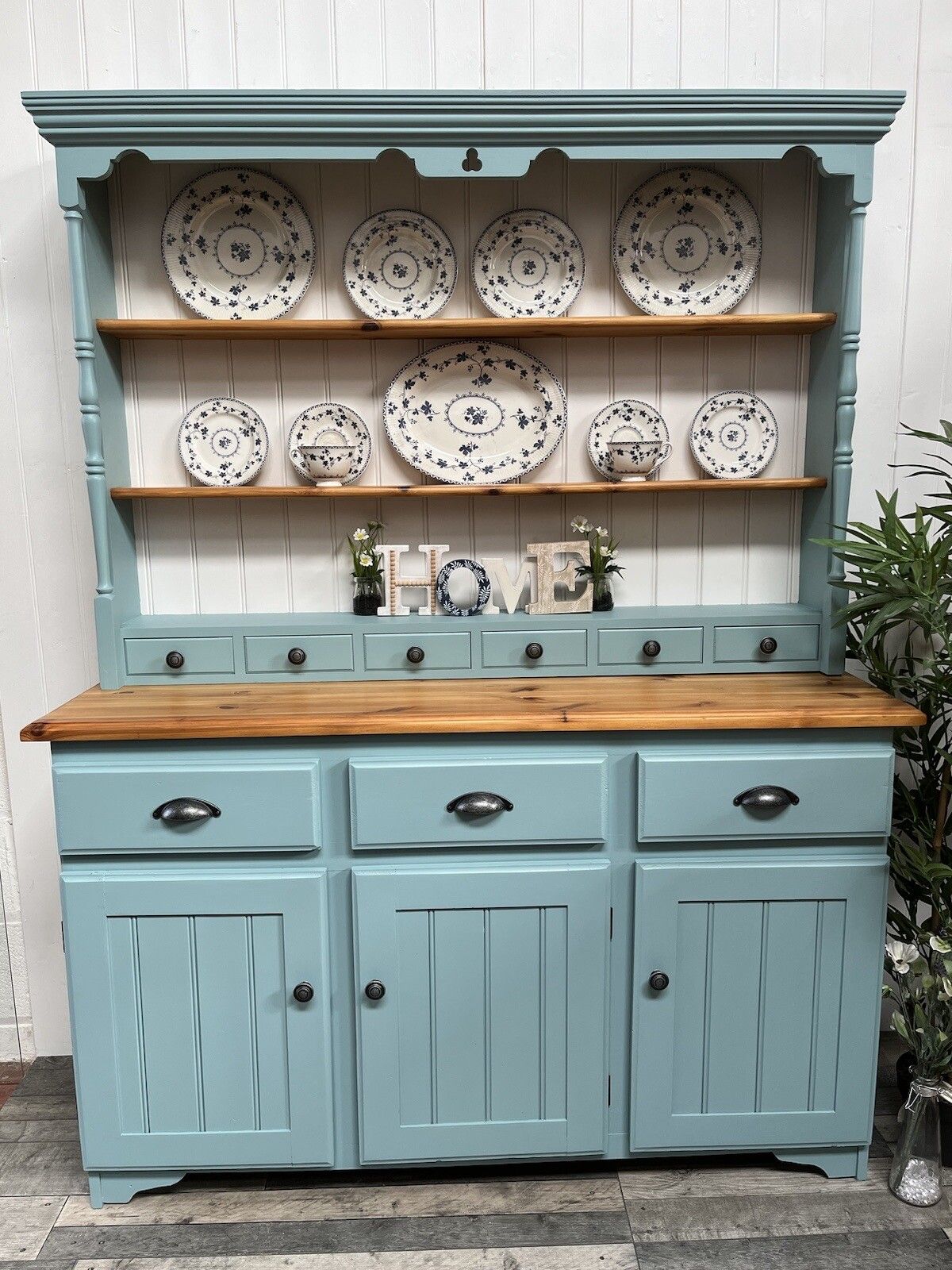 photo for sale Vintage Furniture 2 Door Carved Welsh Dresser Ready To Be Upcycled