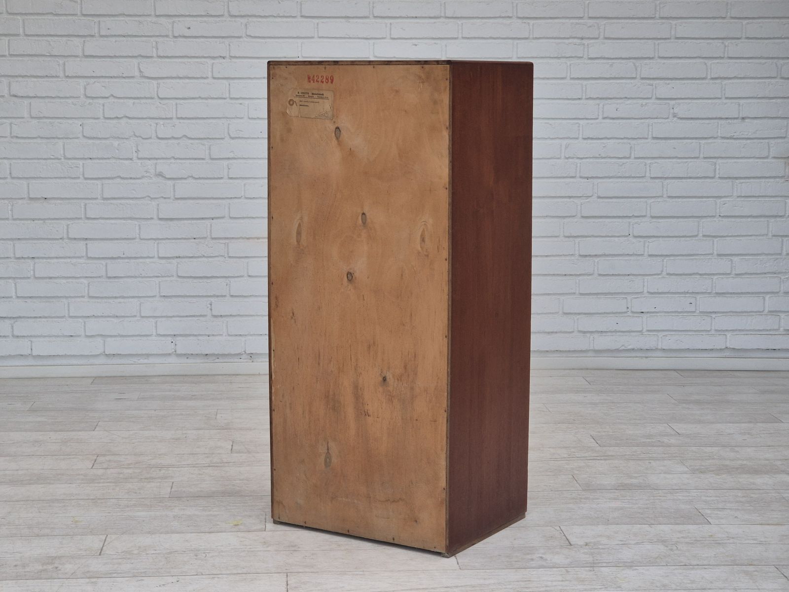 Ca. Jaren 1960, Deens Kantoorkabinet, Teak, Schuifdeuren, Lades Binnenin. photo vinterior